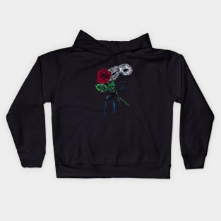 Masquerade and Rose-Phantom of the opera Kids Hoodie